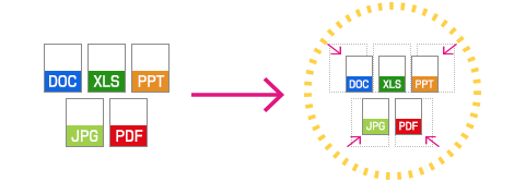 Microsoft Office、JPEG、PDFファイルを最大50分の1に軽量化