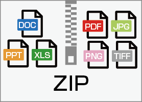 ZIPファイル内のファイルも圧縮